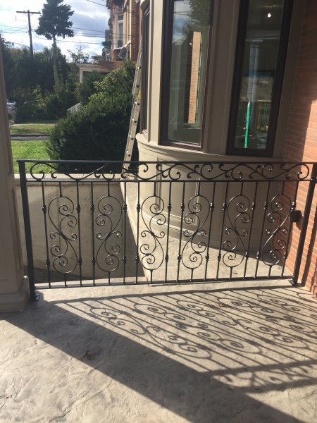 Elvira's Railing - Schultz Ornamental Iron