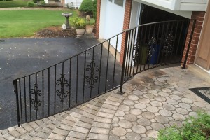 Fox’s Exterior Wrought Iron Radius Railing