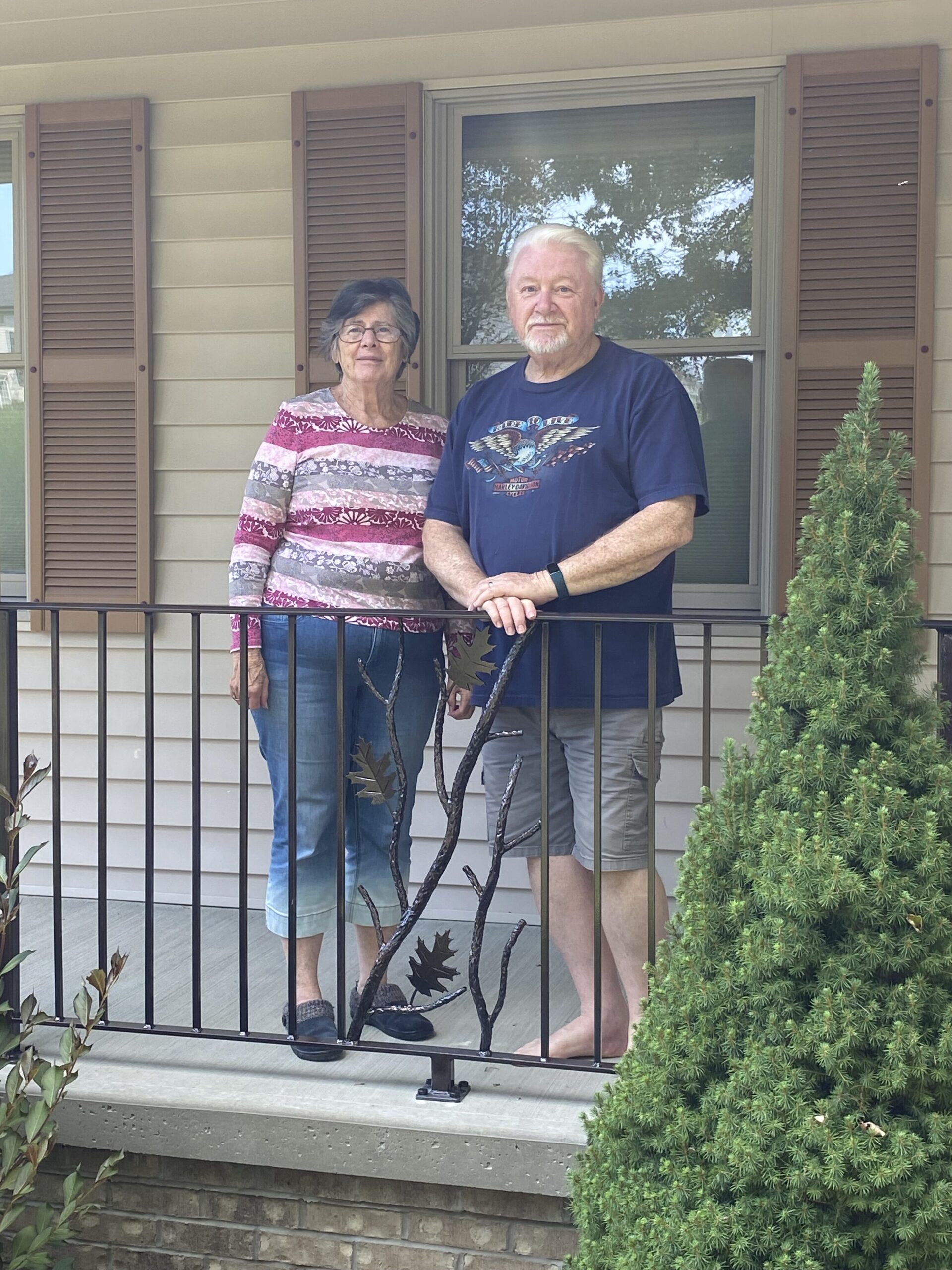 John & Karen’s Exterior Porch Railing