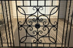 JoAnn’s Custom Wrought Iron Porch Railing
